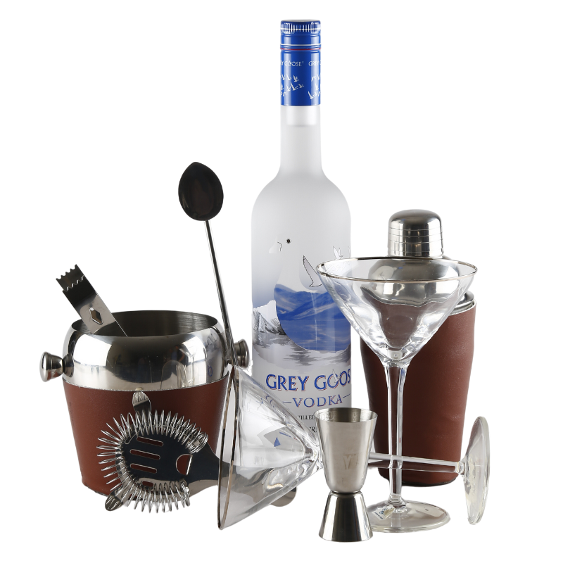 Cocktail Set gift with Vodka, Snacks and More