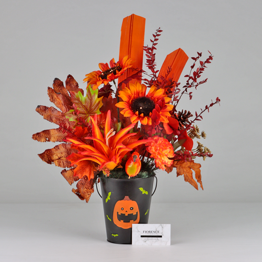 Autumn Arrangement with Artificial Flowers