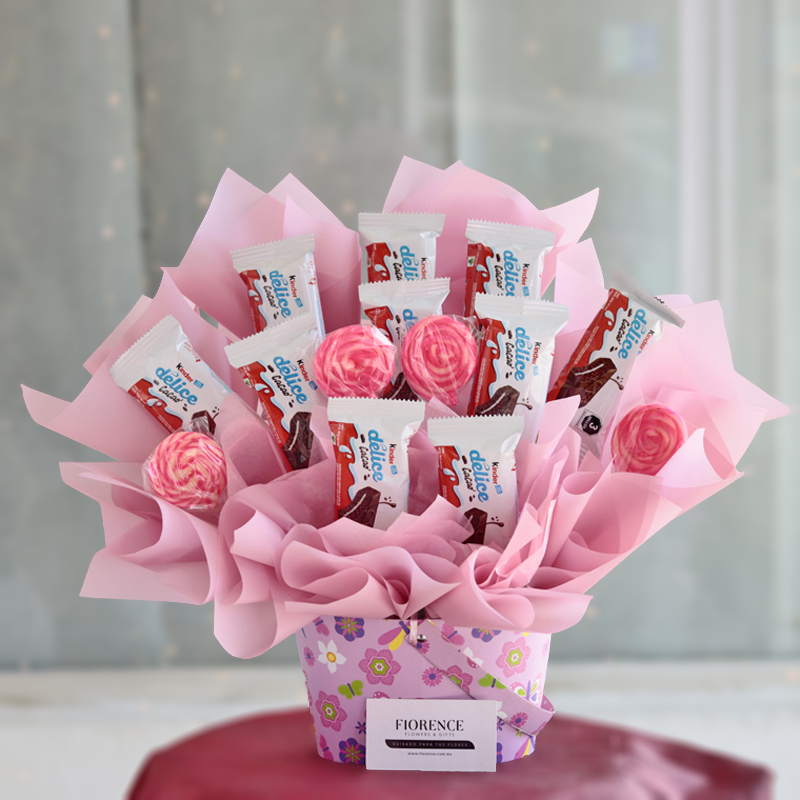 Kinder Delice Candy Bouquet