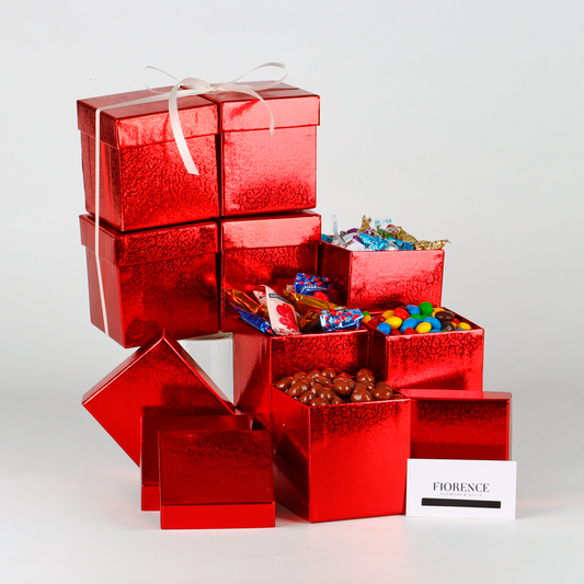 Torre de Regalo con Chocolates "Mi Amor Perfecto"